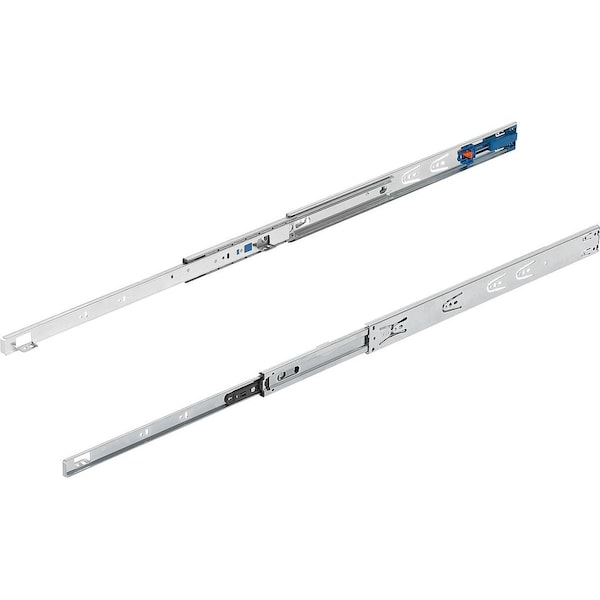 Kipp Telescopic Rail L=400 12, 7X46, Full Extension S=400, Fp=35, Steel Zinc-Plated, Surface Mount, K1573.0400 - main